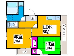 レジデンス川口の物件間取画像